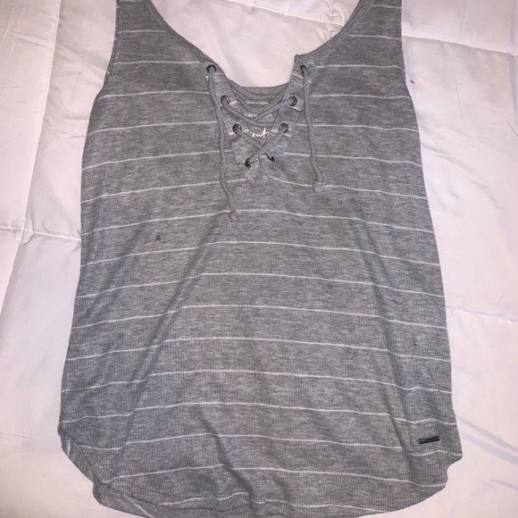 Grey striped tank top - Picture 1 of 3